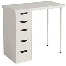 This is an excellent choice for those who want storage space with tons of sturdiness. Ikea Ikea Linnmon Computer Table With Drawers White 47 1 4x23 5 8 47 Inch