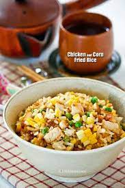 Combine chicken broth and chicken in a large stockpot. Chicken And Corn Fried Rice Roti N Rice