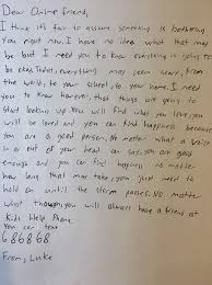 Friendly letters impart warmth in the. Letters Of Support From Kids Like You During Covid 19 Kids Help Phone