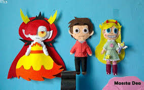 Peluches Star Vs Las Fuerzas Del Mal Star Vs The Forces Of Anime Diys Star Vs The Forces Of Evil Felt Crafts