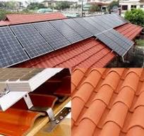 Solar Panel Hooks For Curved Tile Roof Mounting System
