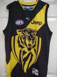Black And Yellow Jersey Shirt Richmond Tigers Men Afl Black Yellow Football Jersey Shirt 2xl Puma Football Jersey Shirt Black N Yellow Afl