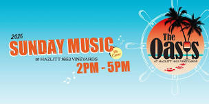 Oasis Sunday Music @ Hazlitt 1852 Vineyards