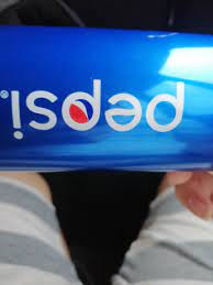 Pepsi says isded upside down : r/mildlyinteresting