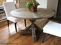 Diy X Base Circular Dining Table Jaime Costiglio Circular Dining Table Circle Dining Table Diy Dining Table