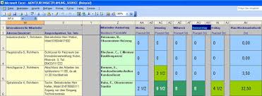 Ausgezeichnet dienstplan vorlage kostenloses excel sheet. Monteureinsatzplanung Service Xlt Pdf Free Download