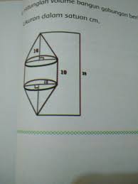 4.4 ♦ contoh soal mencari volume debit. Contoh Soal Volume Bangun Ruang Gabungan