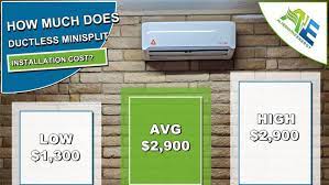 Split air con units can vary dramatically from $600 to $5500, depending on: Ductless Air Conditioner Installation Cost 2019 Mini Split Ac Price