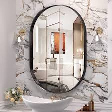 Oval Wall Mirror For Bathroom