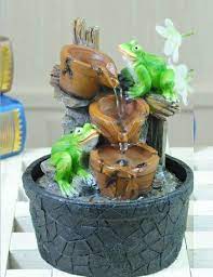 Indoor/outdoor buddha tabletop water fountain with led lights. China Table Top Waterfall Battery Operated Water Fountain Animal Resin Bird Crafts China Table Top Waterfall And Water Fountain Price