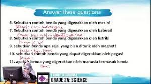 Penurunan prestasi belajar, sebutkan (kesulitan membaca, kesulitan. Ipa Grade 2a Wujud Benda Gerak Benda Sekolah Dasar Lughatuna