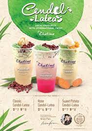 Chatime Food Poster Design Beverage Poster