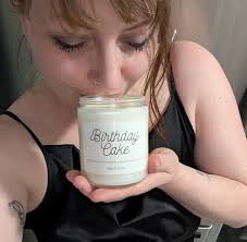 Should I light the birthday cake scented candle?