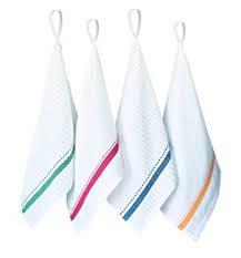 First of all, they help the towels always be in place. Buy Kitchen Towels Cotton With Hanging Loop Terry Flat Tea Towels 16x25 Ultra Absorbent Dish Towel Set Of 4 Online At Low Prices In India Amazon In