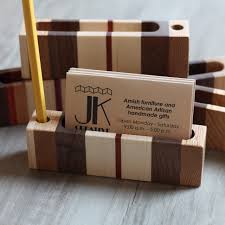 Beautify your brand with natural elegance. Business Card Holder Jk Creative Wood