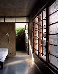 Since the house is located on a hill, in the evening and at night, the windows are clearly visible from a distance. Gallery Of Utsav House Studio Mumbai 5 Utsav House Studio Mumbai Interior Architecture Design