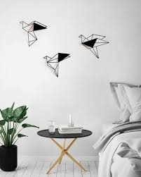 Alibaba.com offers 13,428 black metal wall art products. Set Of 3 Black Geometric 3d Birds Metal Wall Art Decor Etsy Home Decor Handmade Home Decor Metal Wall Art Decor