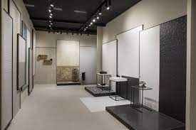 Stand Newker Cersaie 2018 Newker Ceramics Tiles Porcelaintiles Floor Floortiles Walls Showroom Interior Design Shop Interior Design Tile Showroom