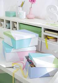 Boite de rangement en carton mu250 sigel gmbh. Relooking Boite A Chaussures Diy Rangement Boite A Chaussure Boite En Carton