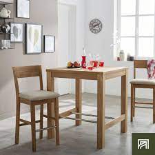 table de repas haute carree 80x80cm bonnie 80x80 table haute table basse rangement salle a manger salle a manger alinea