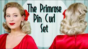 Pin curl — pin′ curl n. Vintage Wet Set With The Primrose Pin Curl Set Bobby Pin Blog Vintage Hair And Makeup Tips And Tutorials