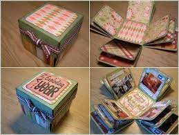 Beyond Scrapbooking Fun Ideas For Family Memories Learning Liftoff Photo Album Diy Scrapbook Box Exploding Boxes