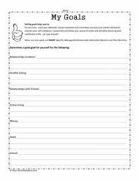 This worksheet is designed to help you set a smart goal—one that's specific,. Setting Personal Goals Worksheets
