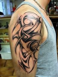 An emerging trend in cover up sleeves is utilizing negative space to create new images, by completely inking out large portions of your arms you are free to cover up any tattoos while still. Tribal Arm Tattoos 30 Groovy Collections Design Press