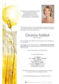 Verstorbene R Frau Christine Frohlich Trauerhilfe Bestattungs Gesmbh Trauer Texte Spruche Trauer Beileid Spruche