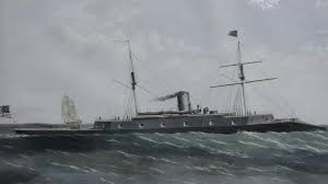 Real world article(written from a production point of view). Sold Price Uss Dunderberg Ironclad Ship Framed Lithograph By Endicott 1866 February 5 0115 10 00 Am Est Lithograph Marine Painting Ship