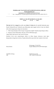 Visi misi sekolah selalu diperbarui tiap ajaran baru untuk dapat menyesuaikan dengan keadaan terkini. Notula Rapat Pengembangan Silabus
