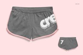 Womens Shorts Mockup Set Womens Shorts Clothing Retail Clothing Tags