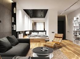 Using stairs in the design is a clever idea that give the illusion of the presence of another room. Interior Design Ideas For Apartment Novocom Top