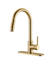 brass kitchen faucet, sink faucets
