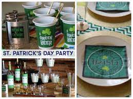 Irish blessing party favor | 4 leaf clover pocket charm | irish party decorations | lucky in love theme | irish party favors | pocket charm. St Patrick S Day Party Ideas Irish Theme Celebration Partyideapros Com