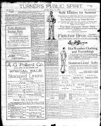 Turner's Public Spirit: vol. 49, no. 46 (21 July 1917)