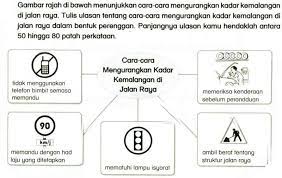 Bhoshaga (spm 2016 10a+) is offering bm tuitions for spm 2020 students who are in form 4 / form 5 only. Tajuk Keselamatan Jalan Rayakehendak Soalan Cara Cara Mengurangkan Kadar Kemalangan Di