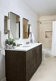 Bathroom vanity sinks one of the first things to consider when shopping for a vanity is the number of sinks. Restoration Hardware Herringbone Double Vanity Transitional Bathroom