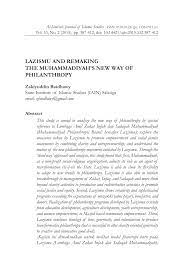 Scholarly publications with full text pdf download. Pdf Lazismu And Remaking The Muhammadiyah S New Way Of Philanthropy