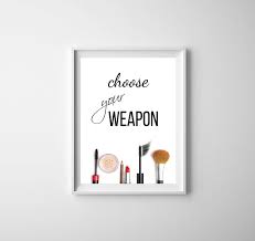 Makeup Quote Makeup Decor Printable Makeup Print Beauty Salon Etsy Beauty Salon Decor Makeup Quotes Makeup Print