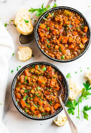 Add the vegetable broth, lentils, thyme, bay leaves, and a dash of sea salt or kosher salt and black pepper (you can always add more later when you taste the soup). Crockpot Lentil Soup Easy Healthy Slow Cooker Soup Recipe