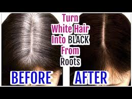 Melanin is responsible for the color of hair you're born with, which is based on genetics. How To Convert Grey Hair To Black Naturally Using 1 Kitchen Ingredient Superprincessjo Youtube Anti Gray Hair Reverse Gray Hair White Hair