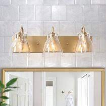 They call to mind the gold crowns worn by royalty, the shining chrome of a classic car and the luster of precious metals in jewelry. Champagne Gold Vanity Light Wayfair
