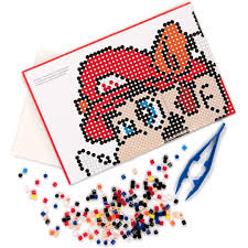 Super mario bros 3 coloring pages. Perler Super Mario Bros 3 Beads Pattern Kit Michaels