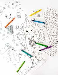 Download them or print online! 8 Free Kids Coloring Pages Design Eat Repeat