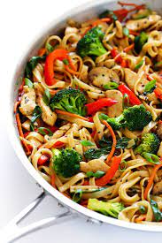 30 Minute Sesame Chicken Noodle Stir Fry Gimme Some Oven Recipe Chicken Stir Fry With Noodles Easy Chicken Dinners Chicken Dinner