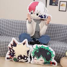 He pick up todoroki and hold him in his sweated muscle arms and he blush. dam! 1pc 35cm Cartoon Anime Bakugou Katsuki Todoroki Shoto Midoriya Izuku Bolster Plush Boku My Hero Academia Pillow Gift For Child Movies Tv Aliexpress