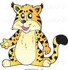 Big Cat Cartoon Vector Clipart Of A Presenting Wildcat By Visekart 1241 Wildcat cartoon 1 of 9. big cat cartoon vector clipart of a