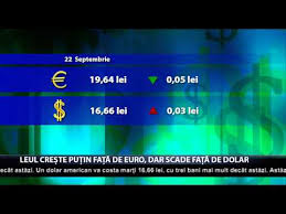 Convert euros to romanian leus with a conversion calculator, or euros to leus conversion tables. Leul CreÈ™te PuÈ›in FaÈ›Äƒ De Euro Dar Scade FaÈ›Äƒ De Dolar Youtube