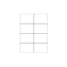 Traemos para ti diversos modelos de margenes decorativos para hojas blancas que puedes utilizar como guía para las tarjetas de invitación para tu. Tico Caja 100 Hojas Etiquetas Blancas Sin Margenes Laser Inyeccion De Tinta Fotocopiadoras 105x74 Mm Megastar Lp4ms 10574